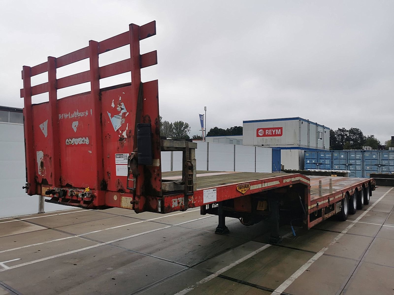 Trailer Broshuis 2 AOU-10-20