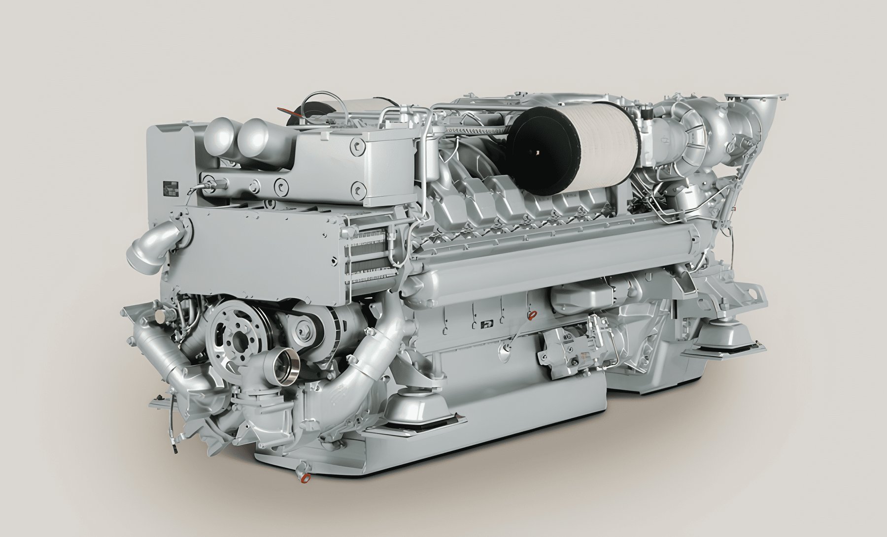 Diesel engine Rolls Royce Solutions 12V2000G85 TD 3B