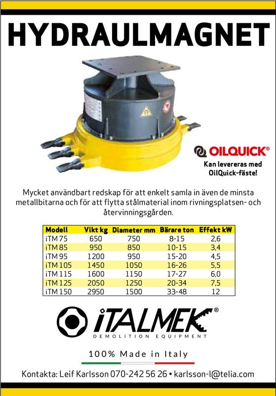 Lifting magnets ITALMEK ITM 150 P