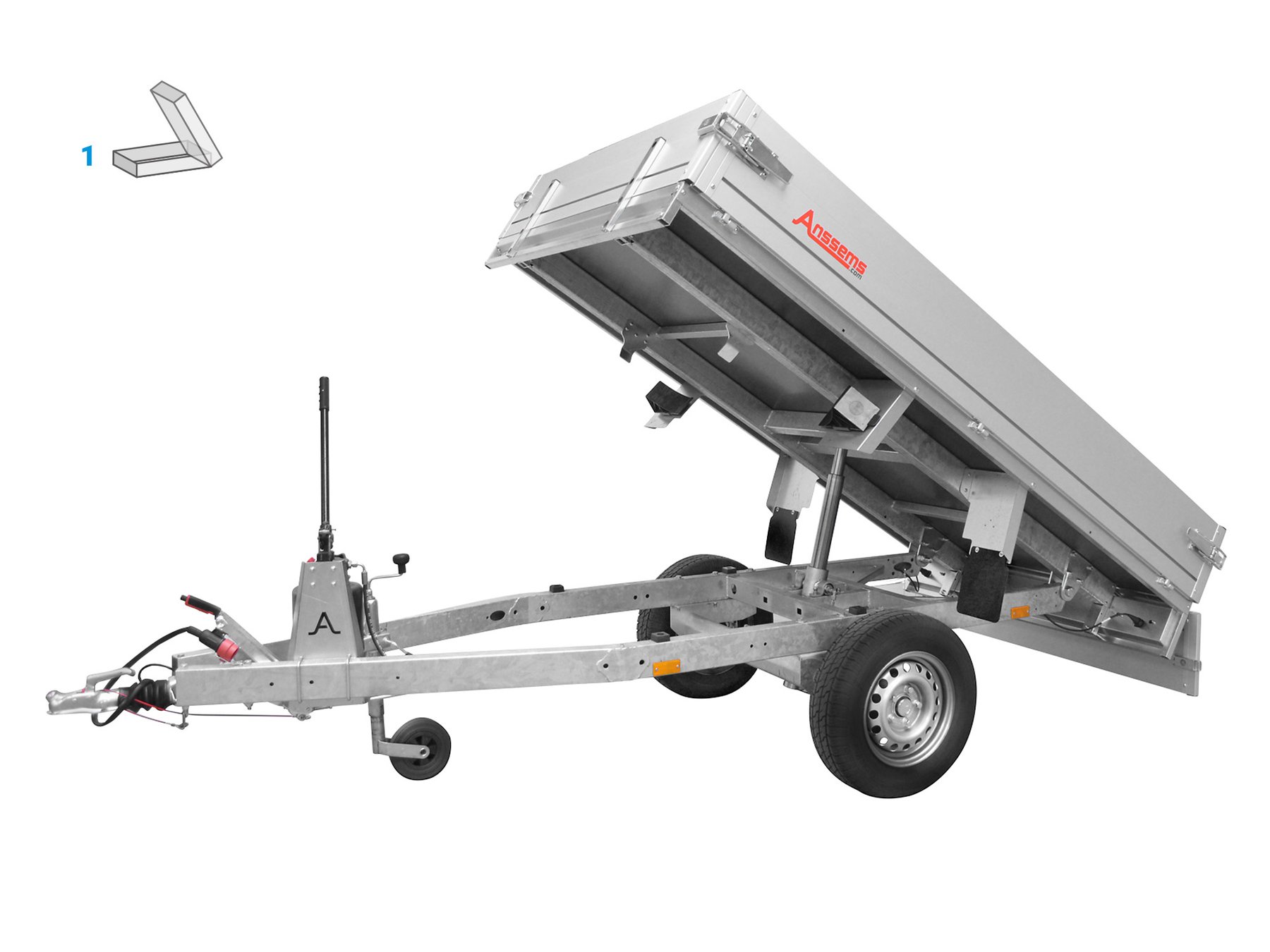 Car trailers up to 3.5 t Anssems KLTB 1350.251×150
