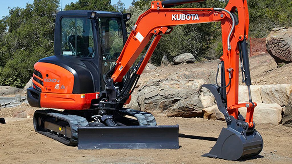 Mini excavators Kubota KX040-4HG