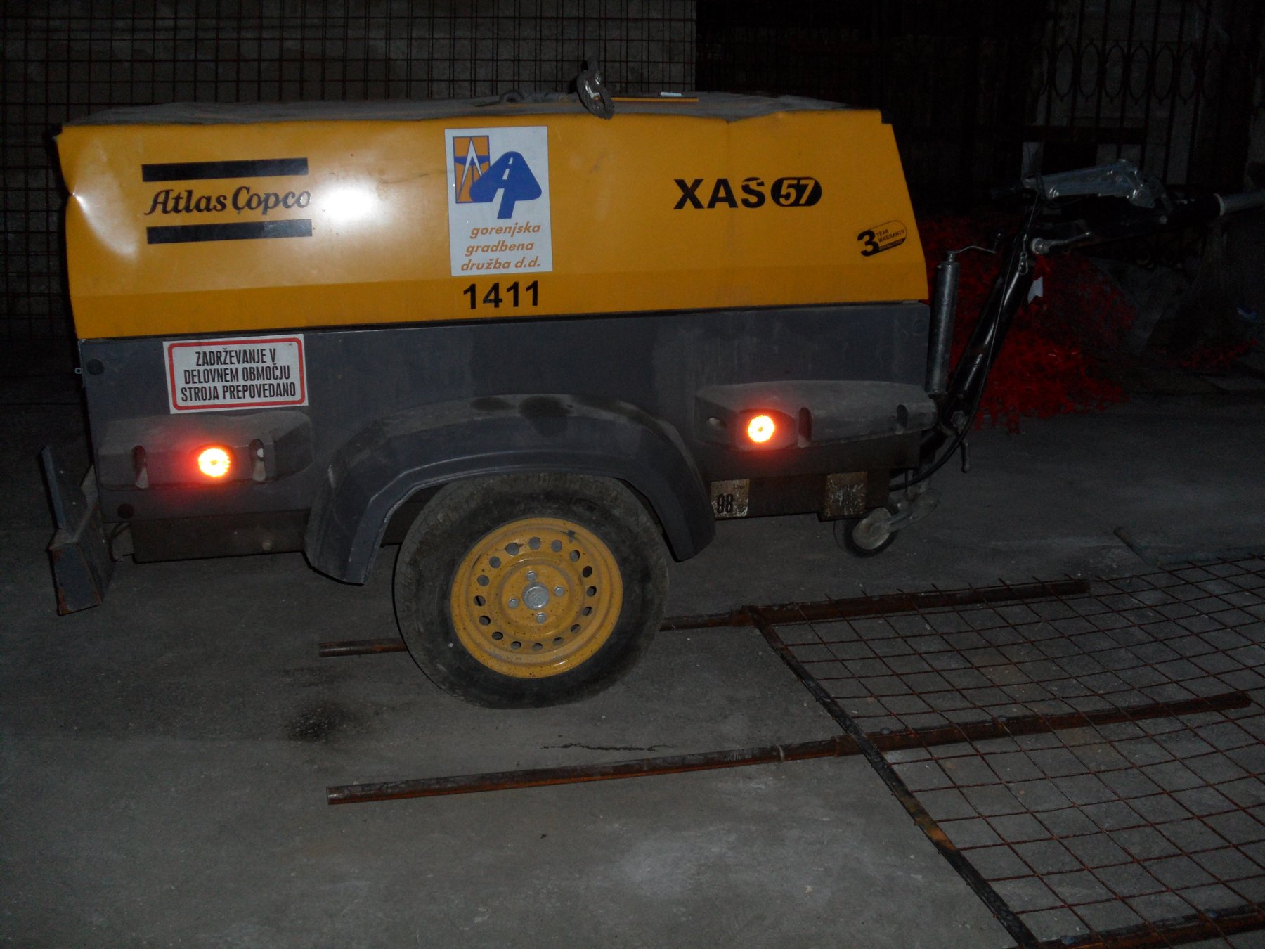 Trailer Atlas Copco XAS 57