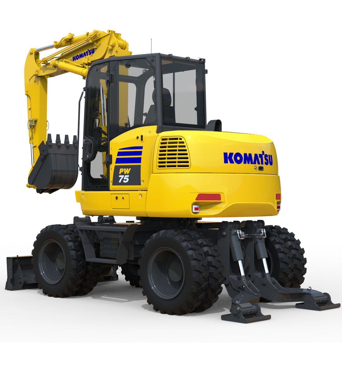 Komatsu PW75R-2