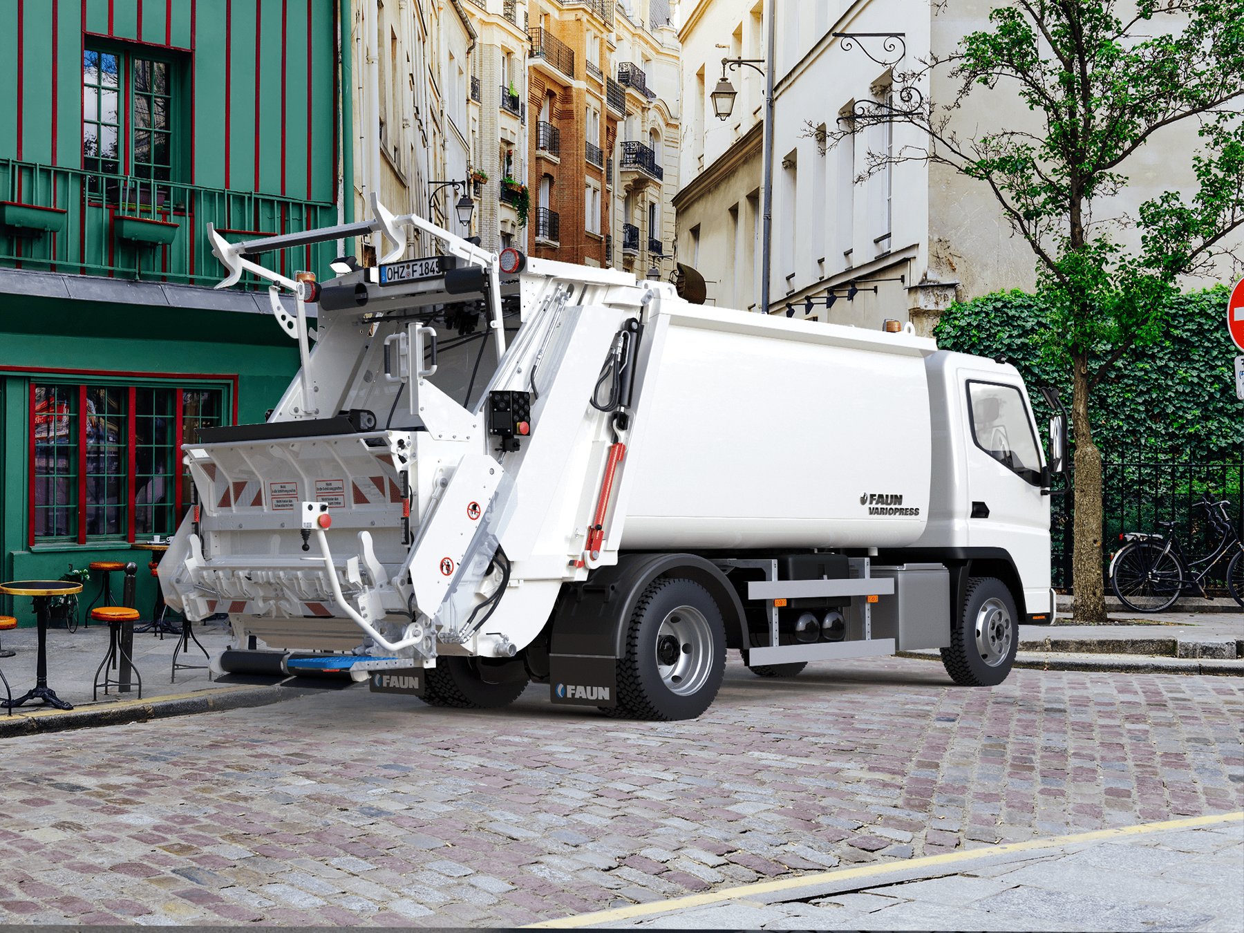 Waste handling FAUN Umwelttechnik GmbH & Co. KG Frontseitenlader