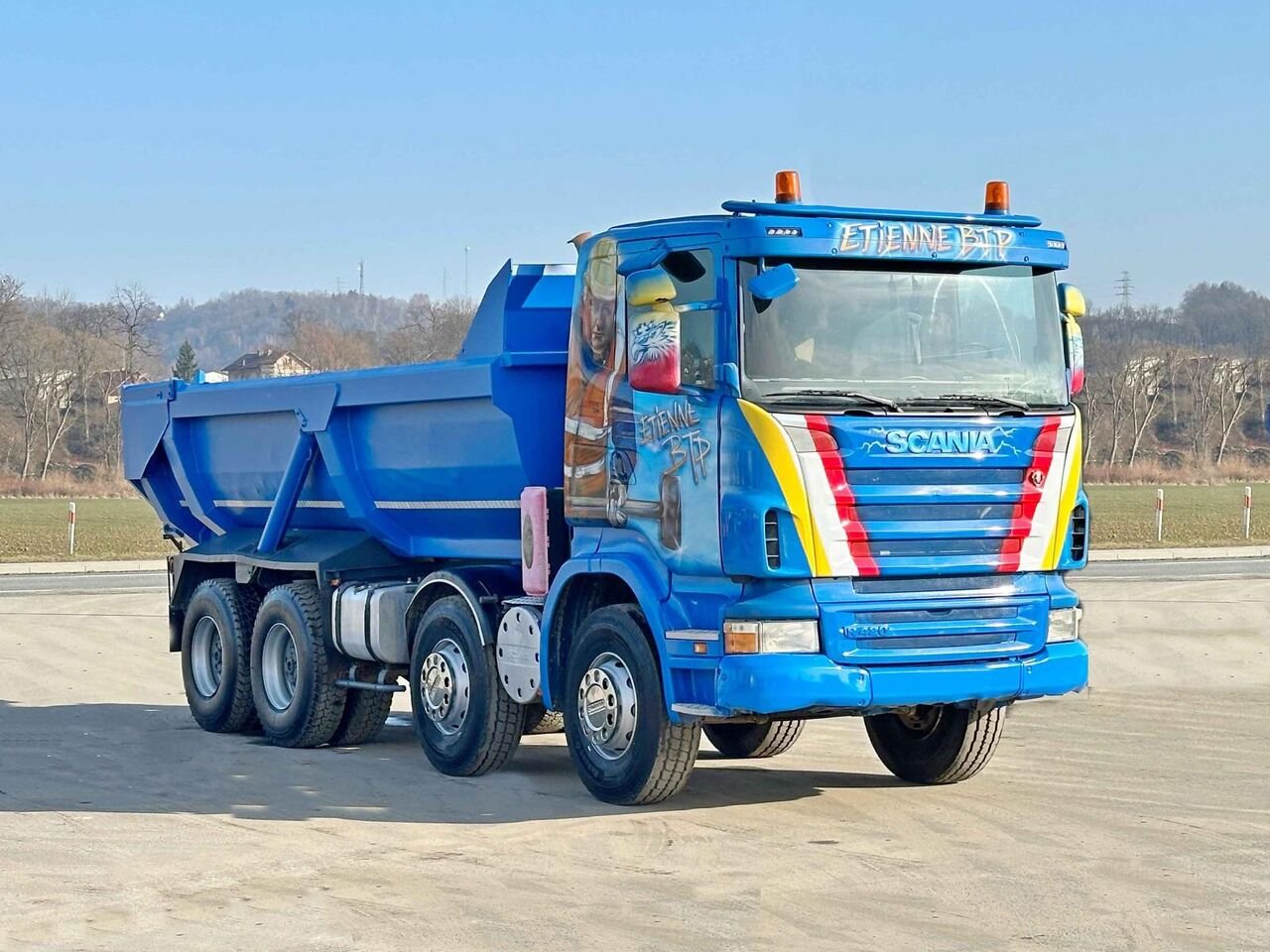 Truck Scania 124 GA 8X4 NA 420