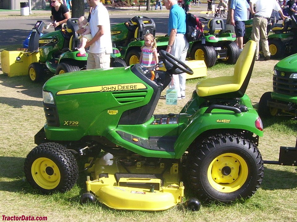 Ride-on mowers John Deere X729