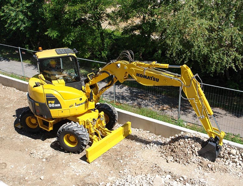 Mini excavators Komatsu PW98MR-8