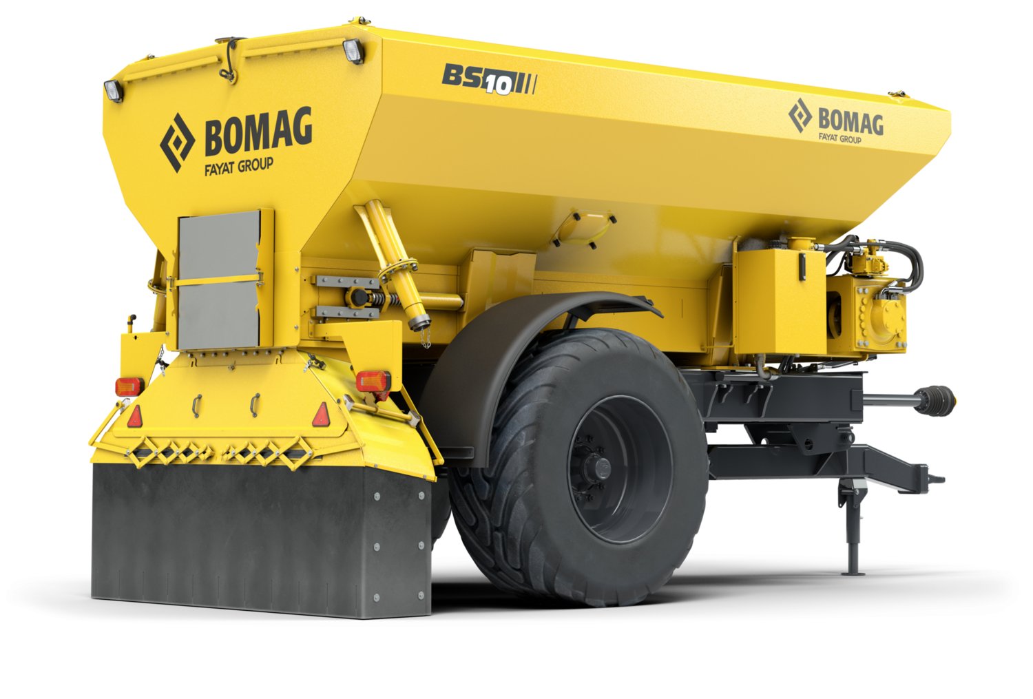 Road construction machine Bomag BS 10