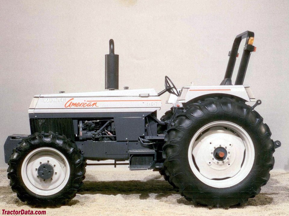 Tractor White American 80