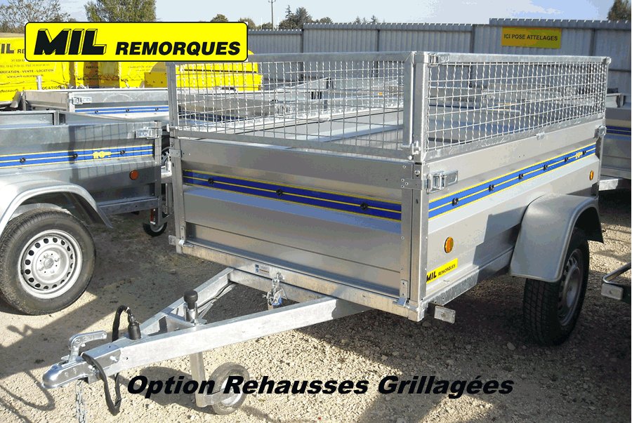 Light trailers up to 750 kg Mil Remorques S851PII