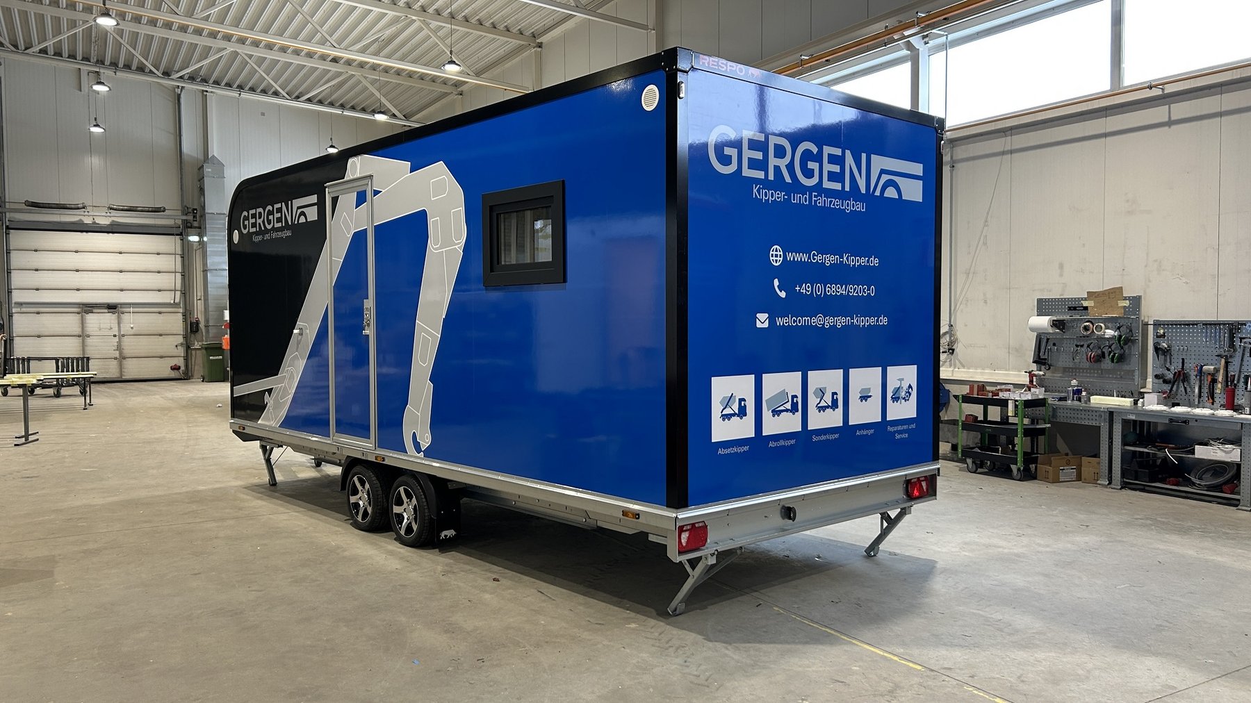 Car trailers up to 3.5 t Respo Sauna