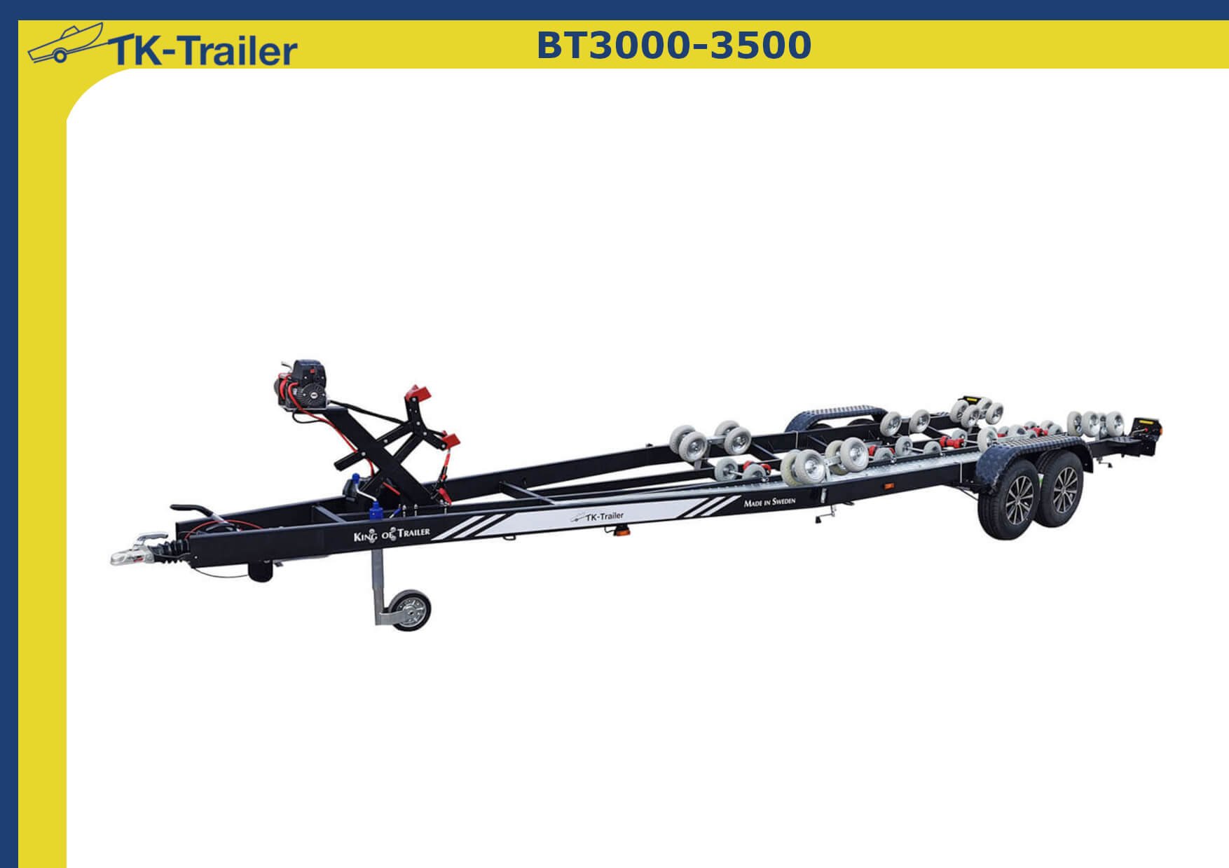 Car trailers up to 3.5 t Tk Trailer BTB3000-2