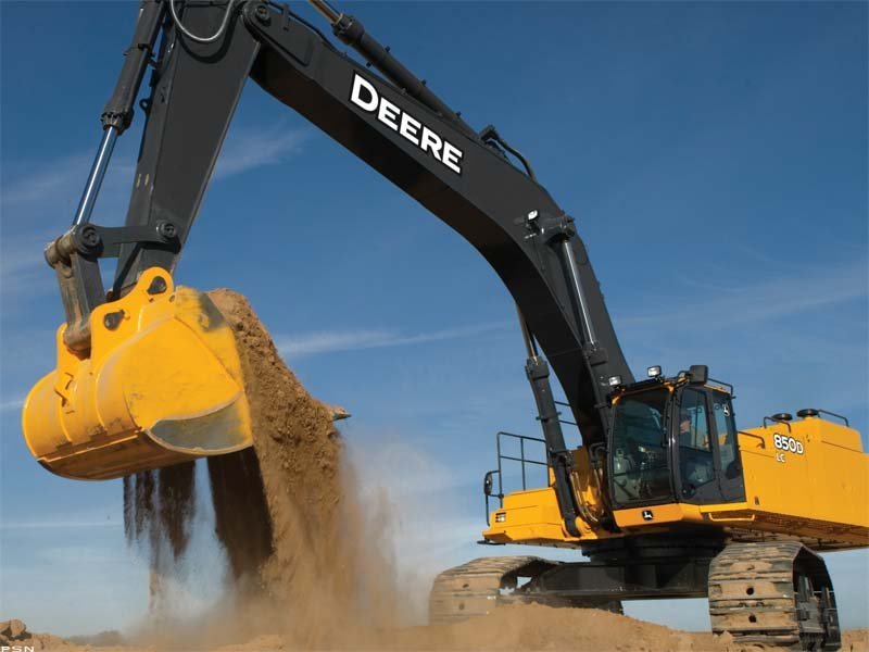 Bagger John Deere 850D LC