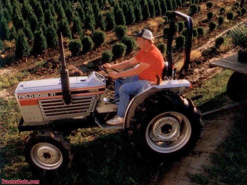 Tractor White Farm Equipment 31