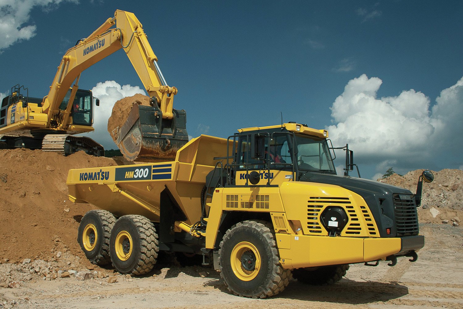 Mining machine Komatsu HM300-5