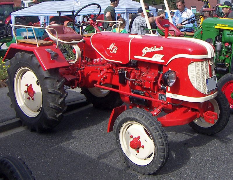 Tractor Güldner A 3 KT Burgund