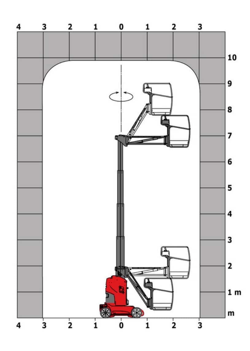 Arbeitsbühnen Manitou 100VJR