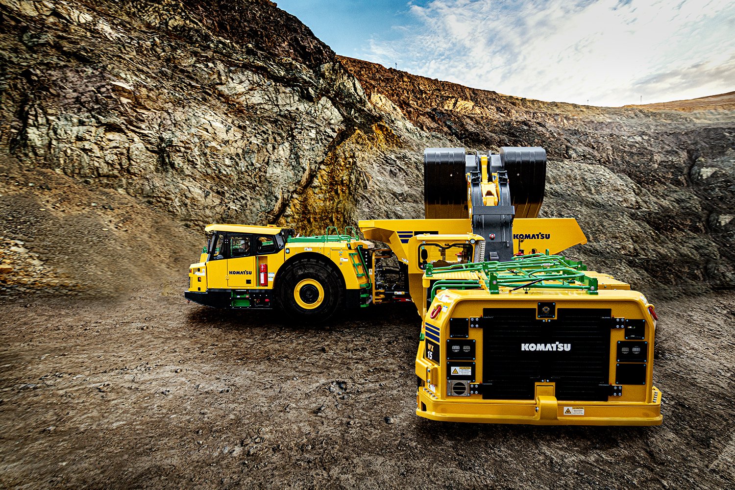 Mining machine Komatsu WX15