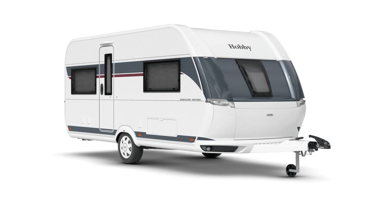 Car trailers up to 3.5 t HOBBY HOBBY 460 UFE EXCELLENT