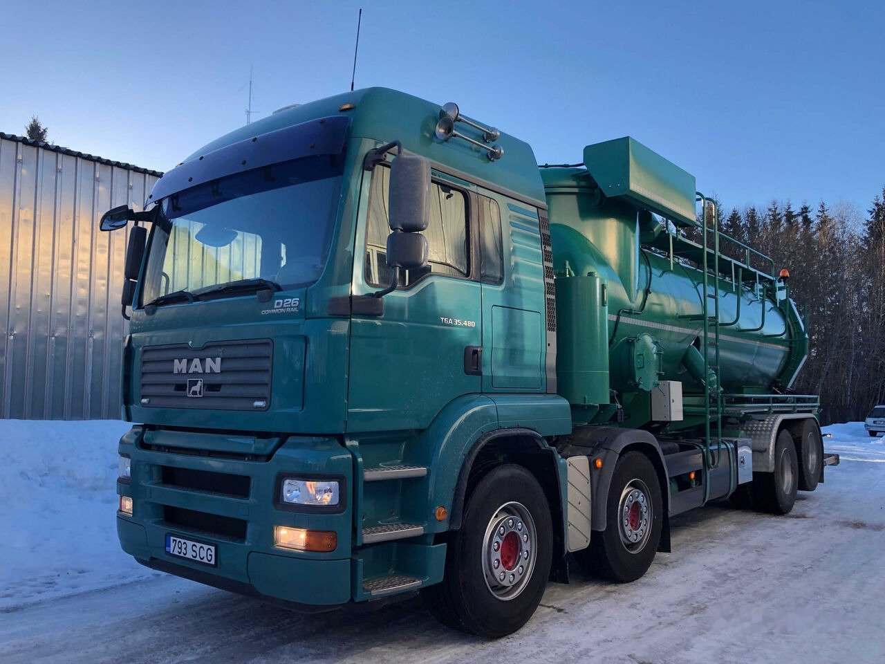 Lastwagen MAN 35.480 8X2-4 BL