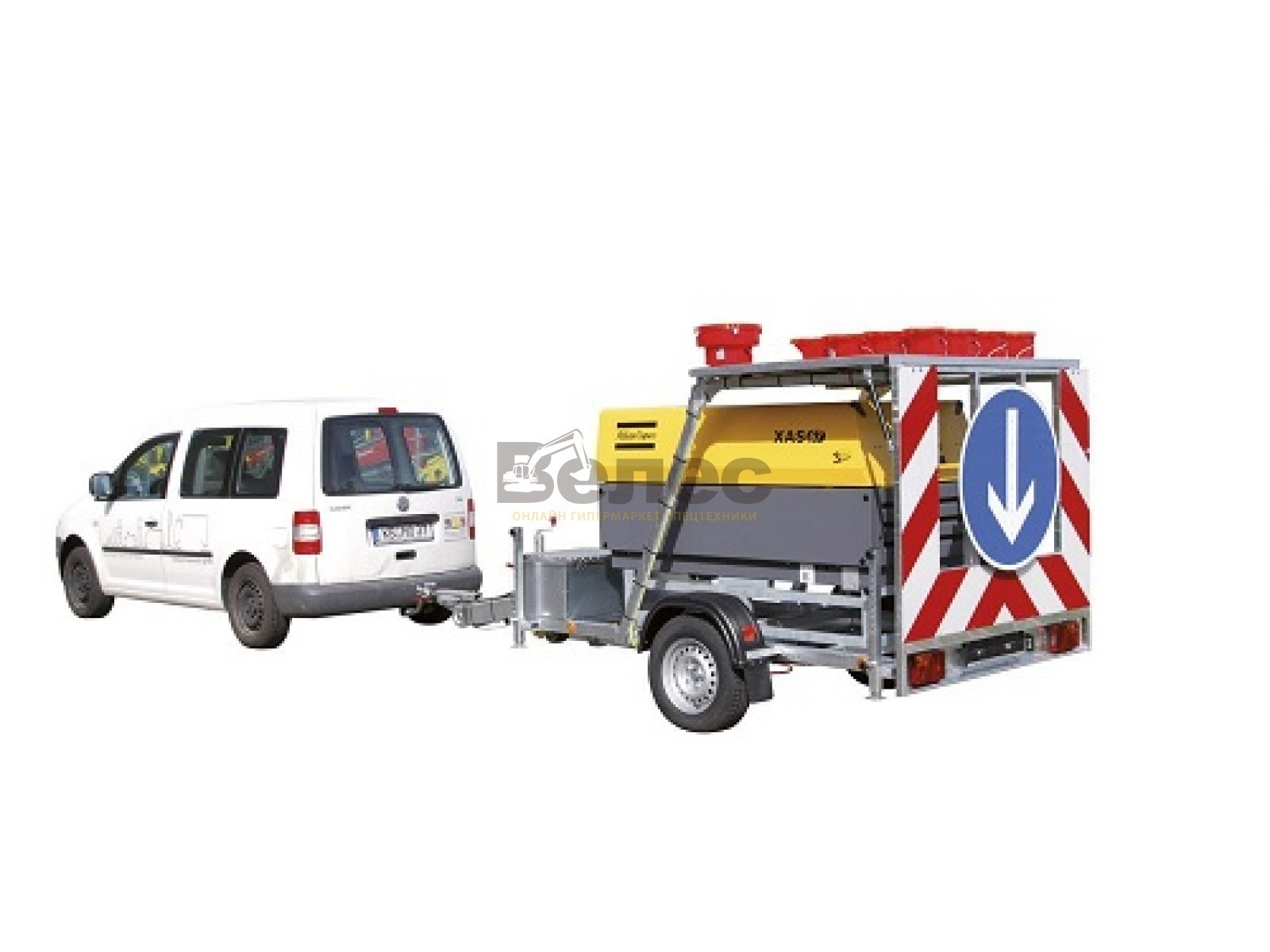 Trailer Atlas Copco XAS67DD EURO BOX