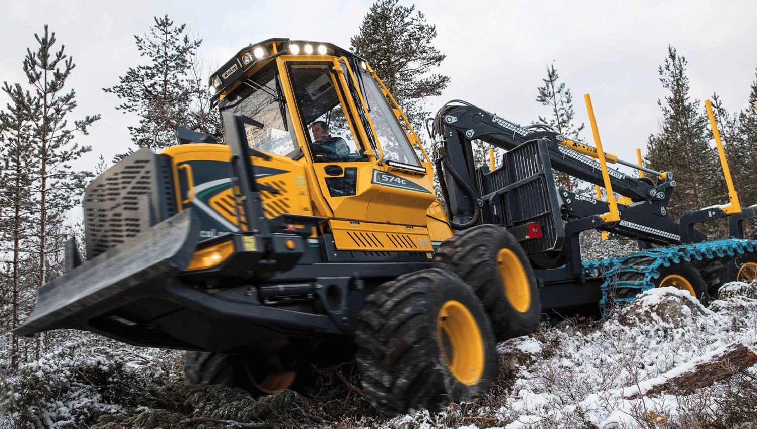 Forwardery i zestawy zrywkowe EcoLog Tigercat 1045 8WD