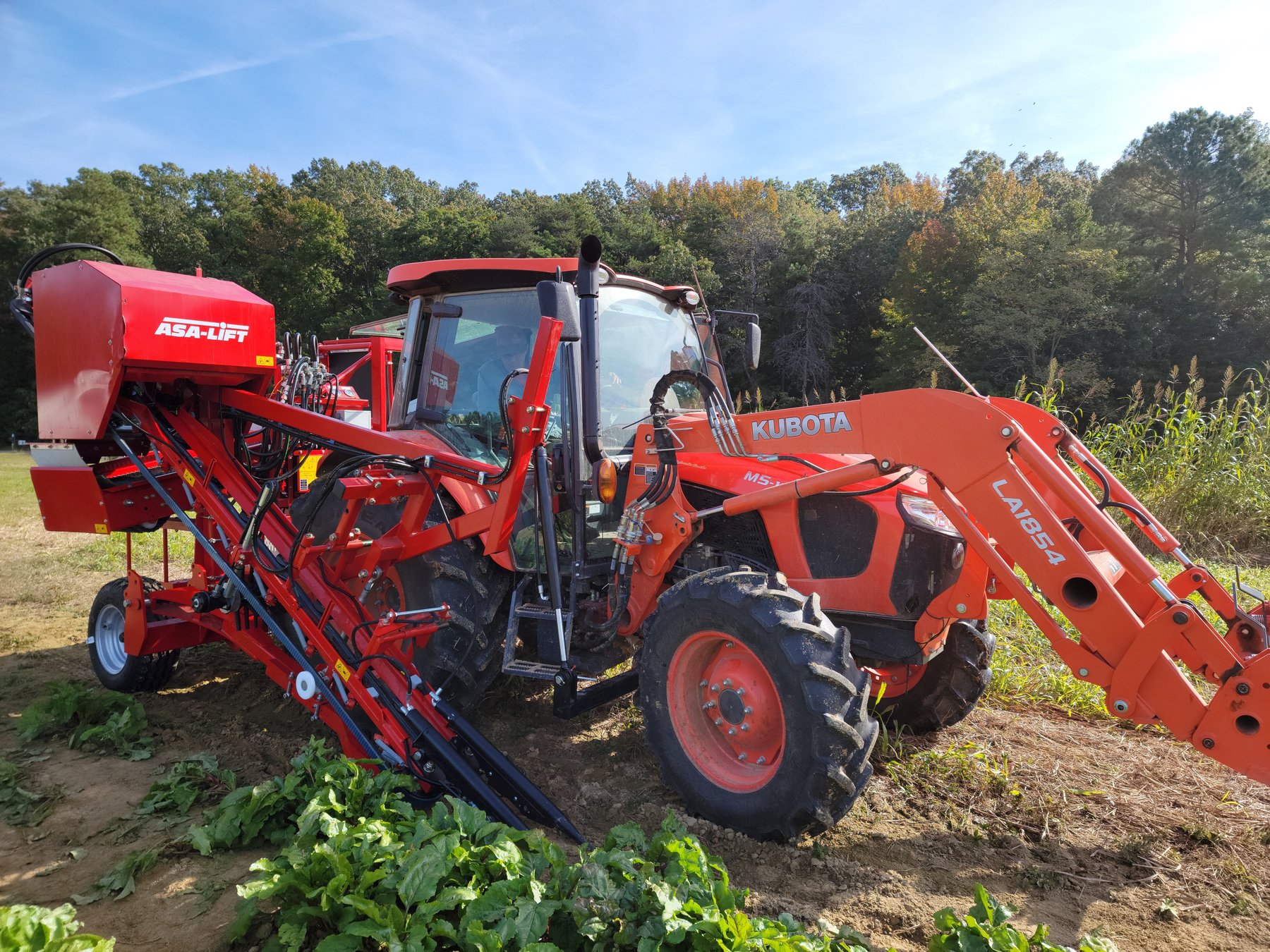 Erntemaschine ASA-LIFT / GRIMME CM-100C