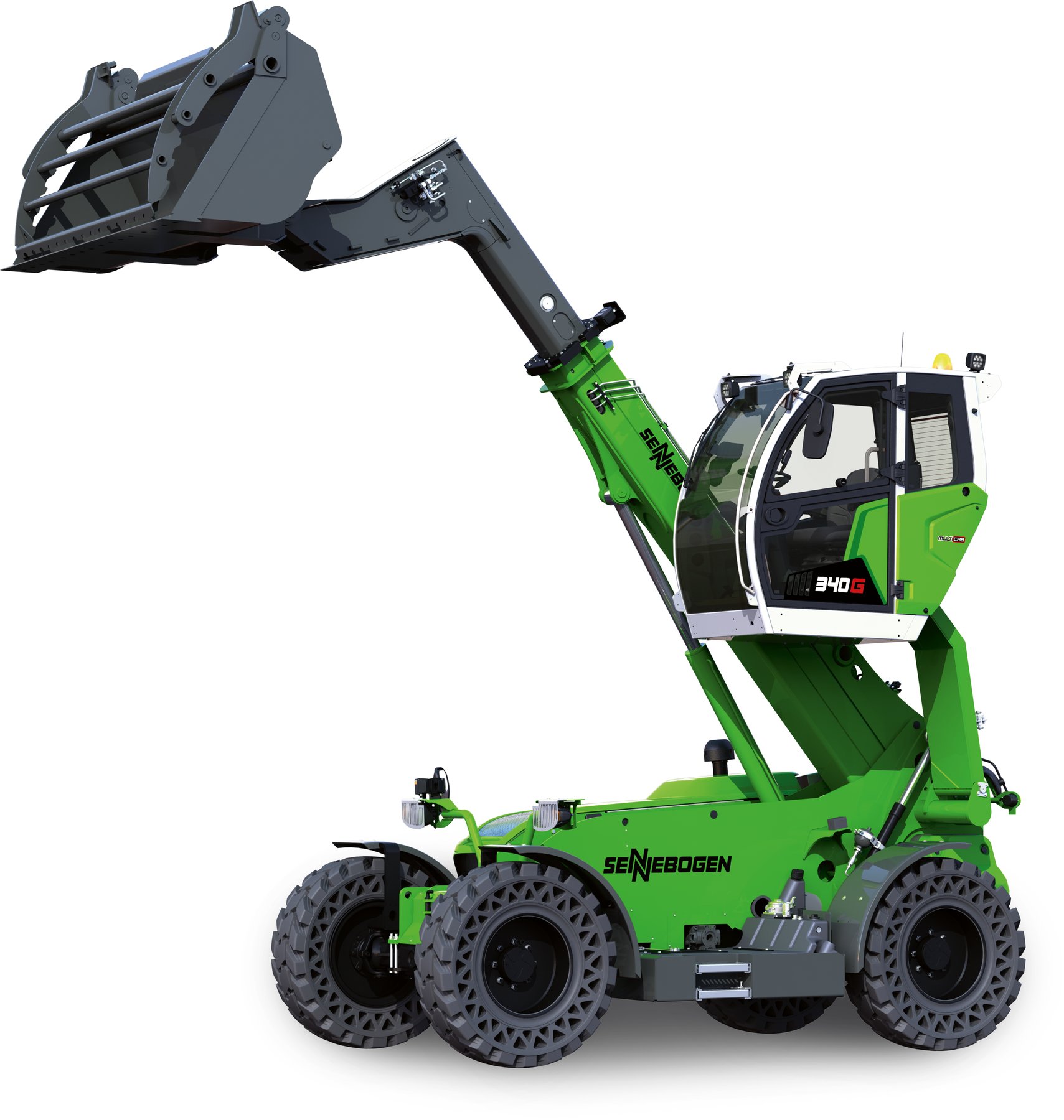 Telehandler Sennebogen 4 t telehandler with maximum overview