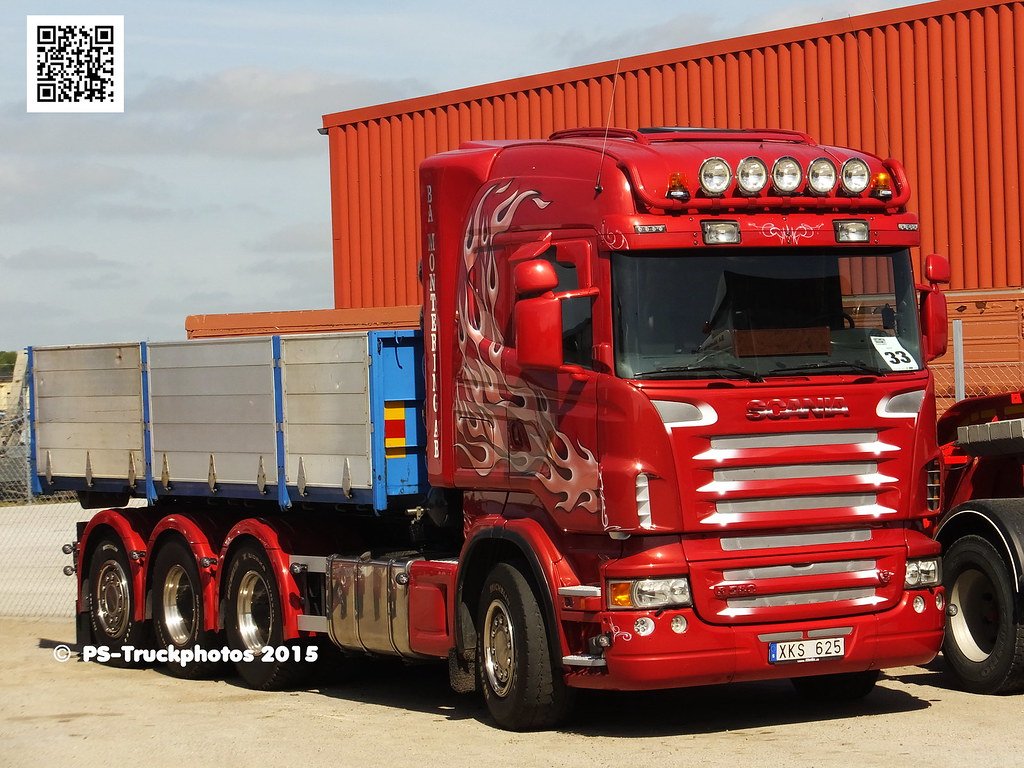 Truck Scania R 580 CB 8X2/4 HNA