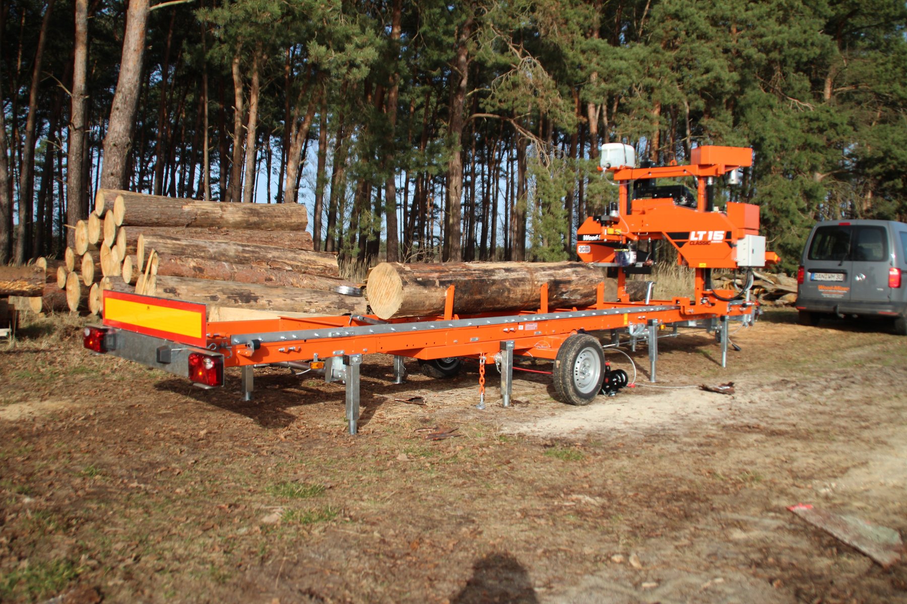 Trailer Wood Mizer LT70