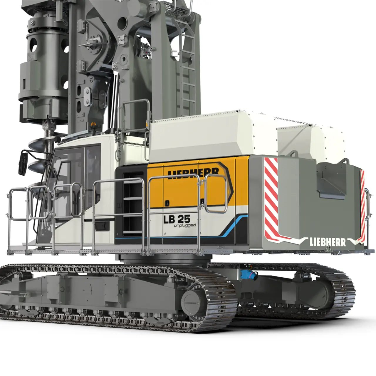 Fundamentowanie i kafary Liebherr LB 30 unplugged