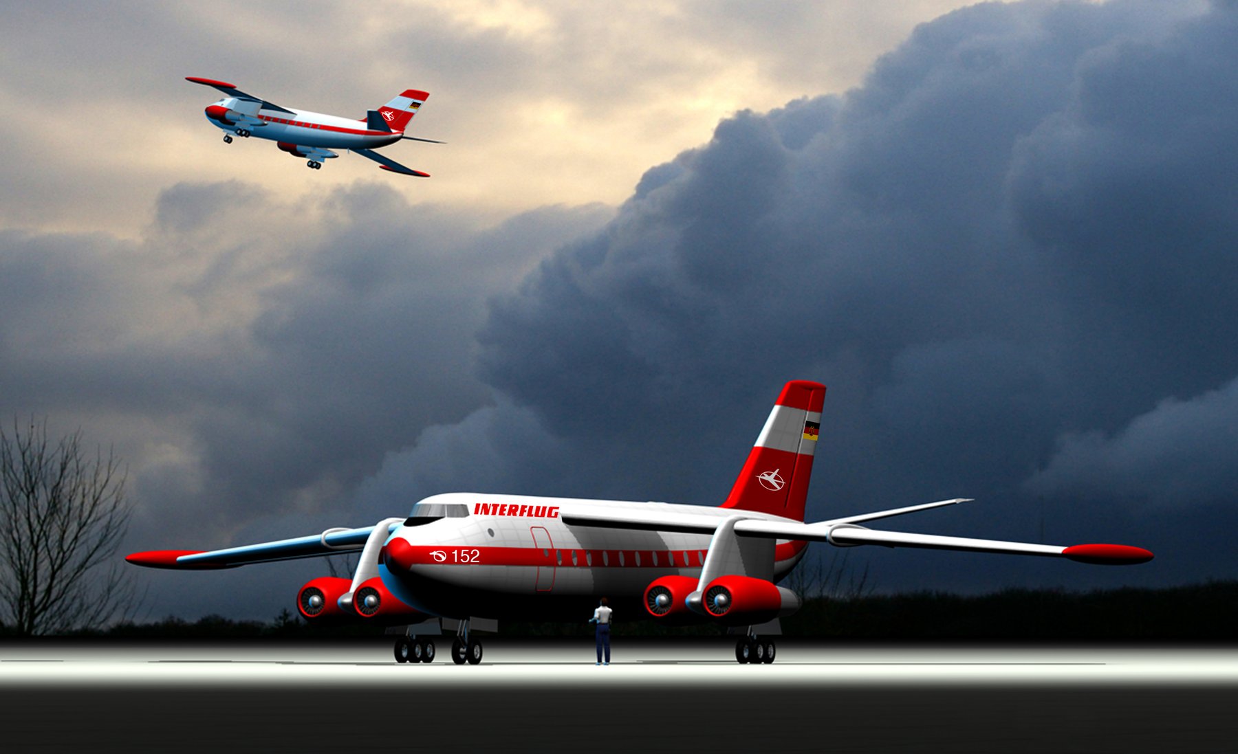 Anhänger Satellite B 152