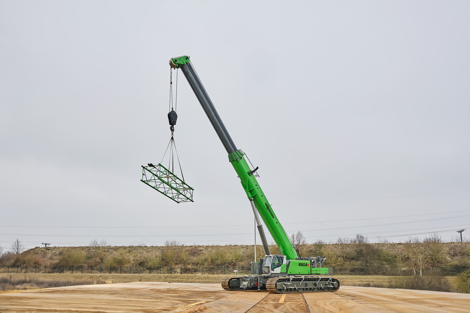 Crane Sennebogen Telescopic Crane for structural engineering & bridge construction