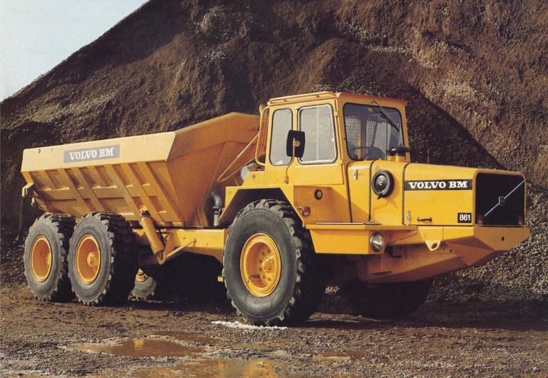Mining machine Volvo Bm 861 6x6