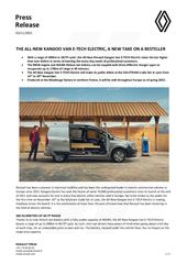 Renault KANGOO VAN E-TECH ELECTRIC