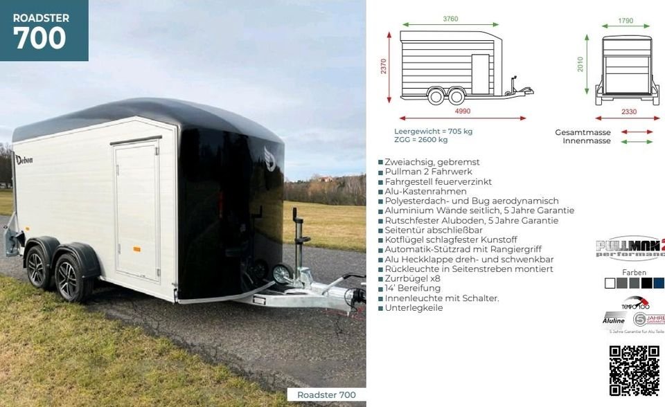 Trailer CABBY 700+LT