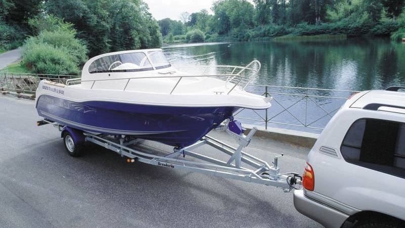 Anhänger Meyers Straelen BOOTSTRANSPORTER
