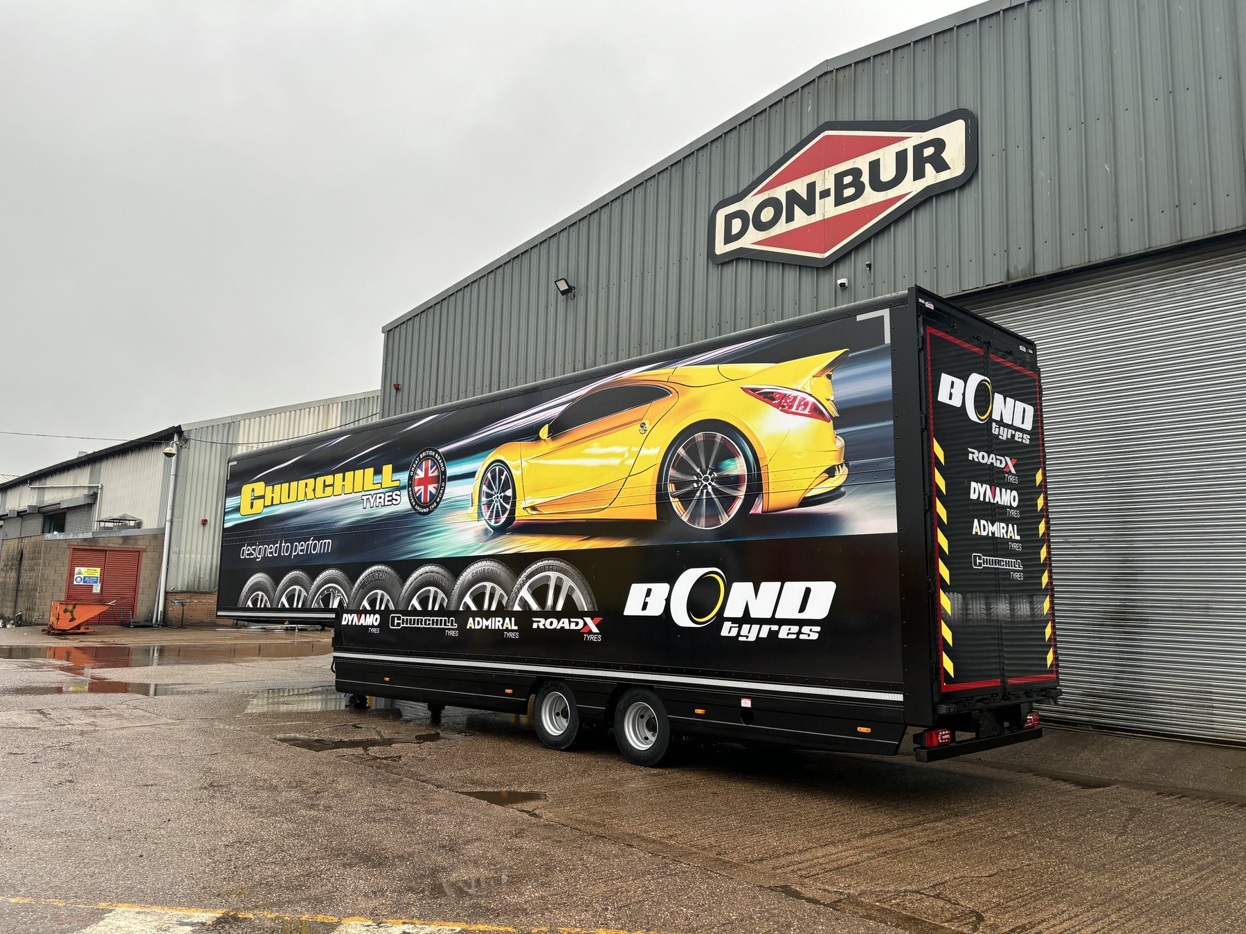 Trailer Don Bur TWO AXLE SEMI-TRAILER