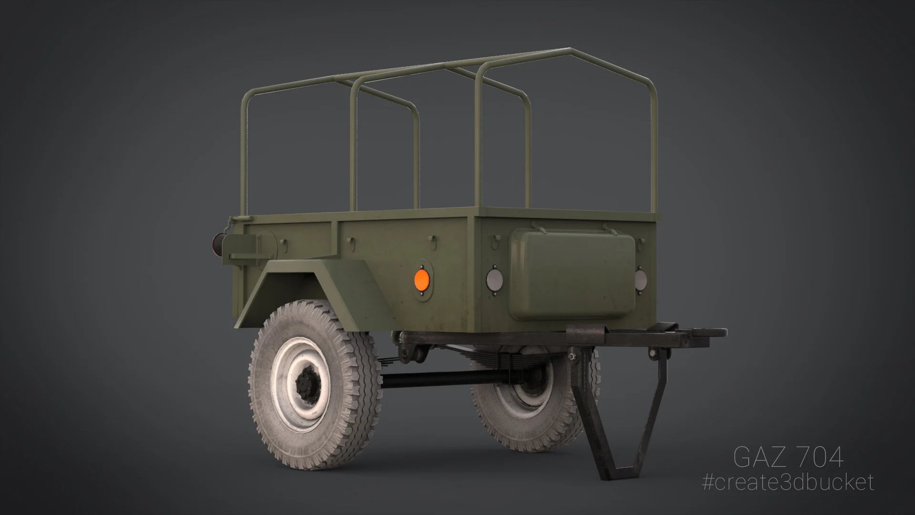 Light trailers up to 750 kg Gaz GAZ 704-75