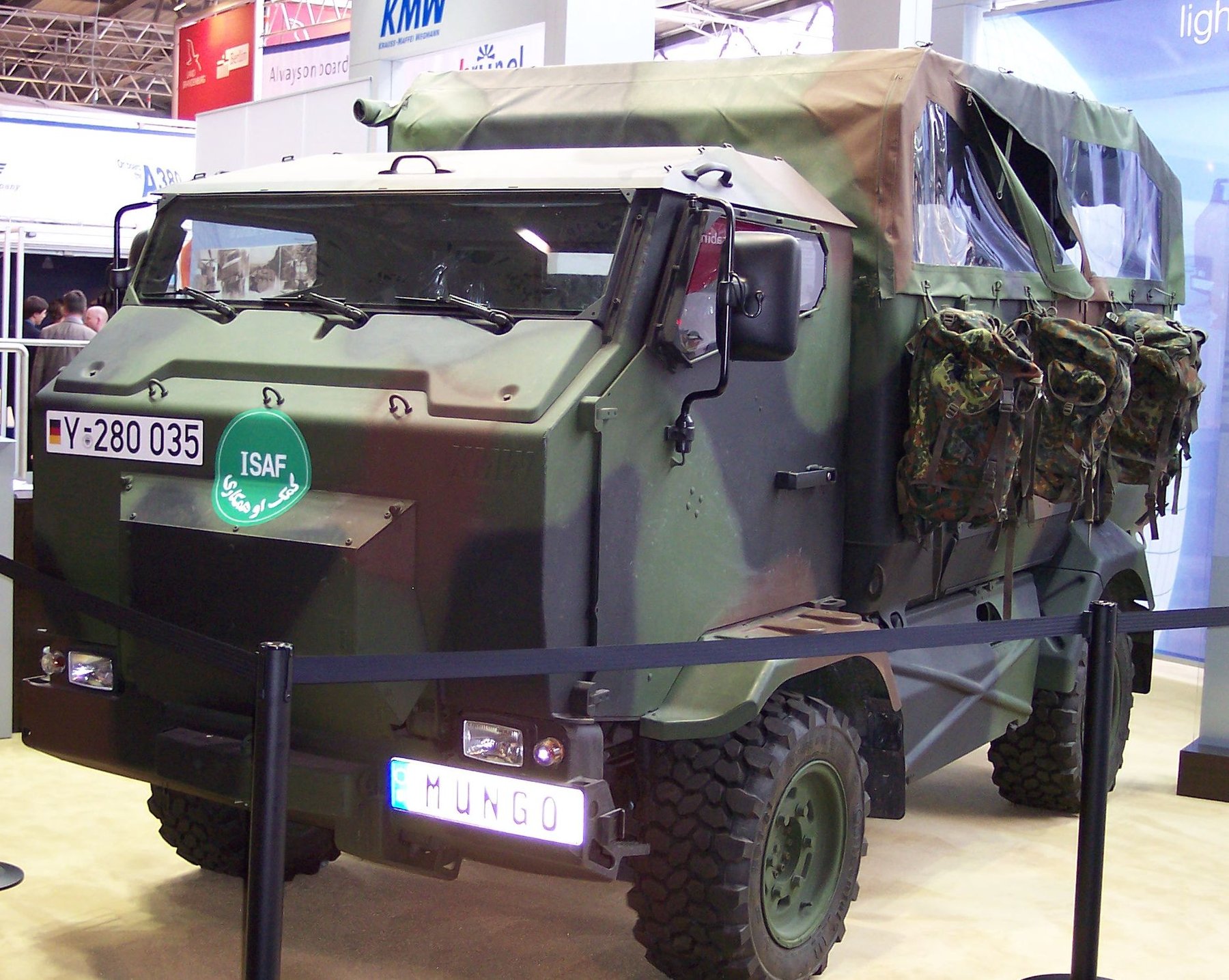 Tactical trucks Krauss-Maffei Wegmann Mungo ESK
