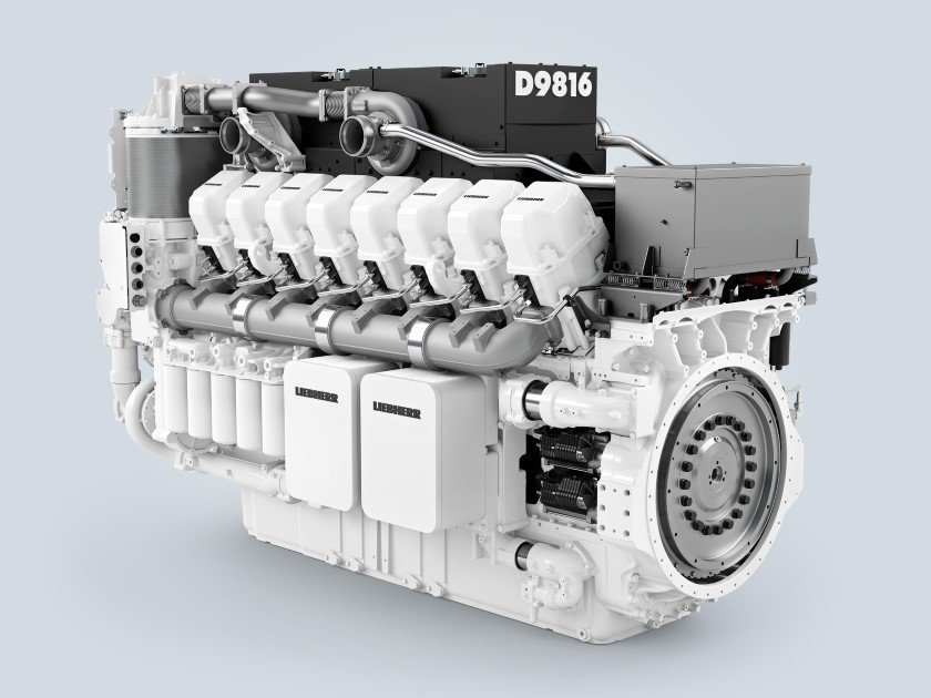 Diesel engine Liebherr D9816G