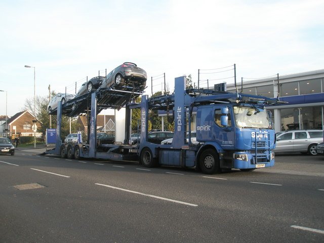 Volvo, Aufnahme eines Fahrzeugs derselben Marke