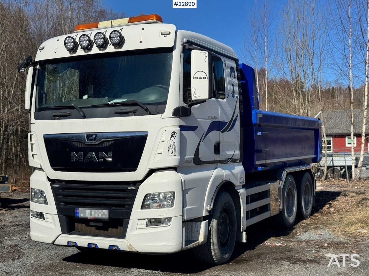 Truck MAN TGX 26.580 6X2-2 BL