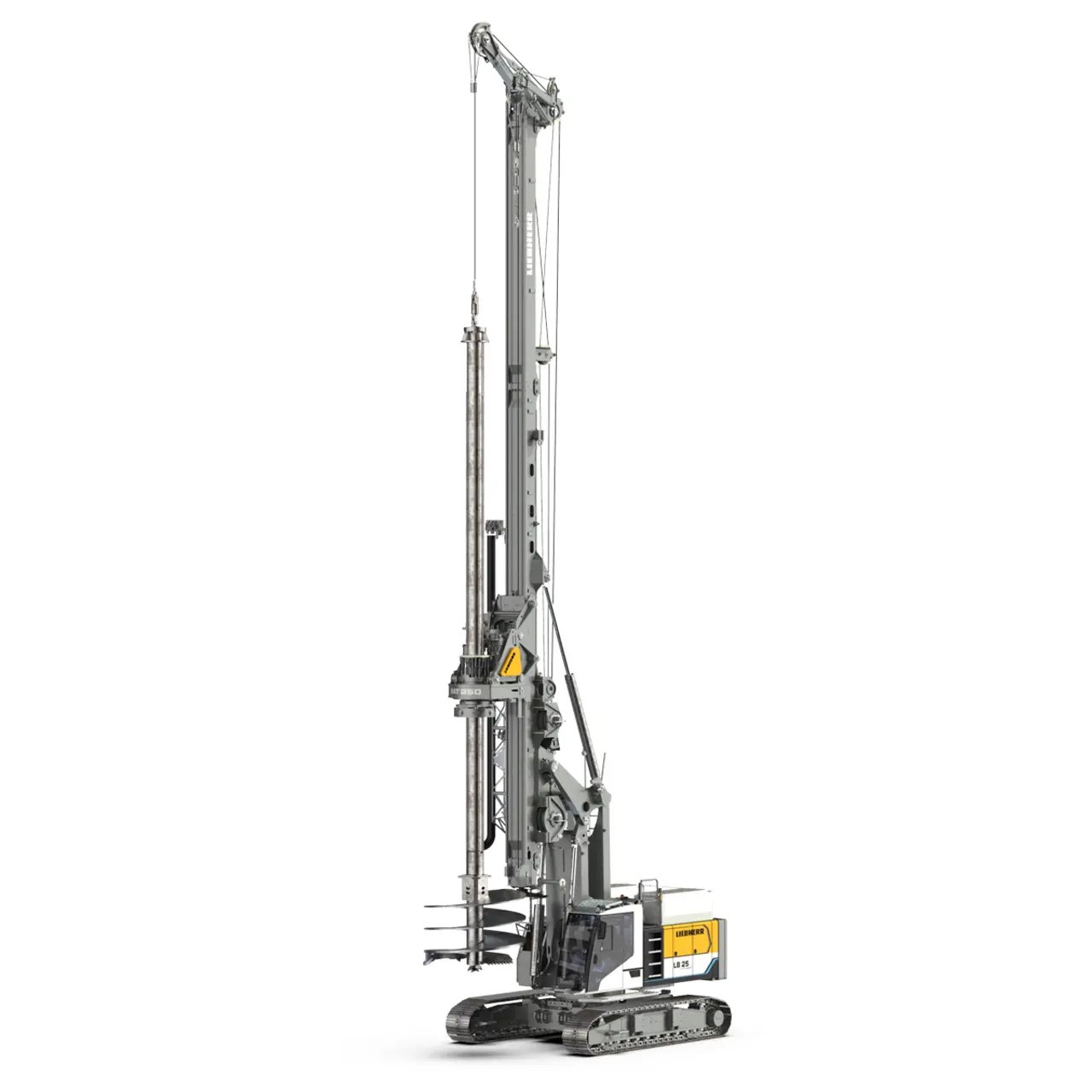 Fundamentowanie i kafary Liebherr LB 25 unplugged