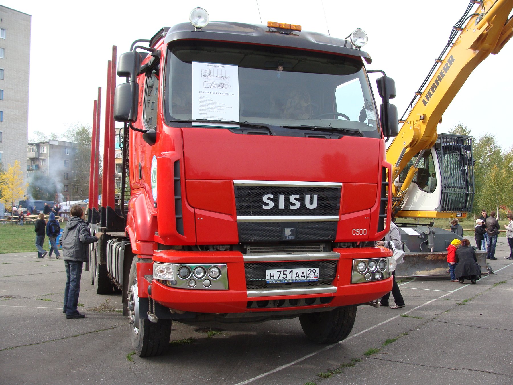Truck Sisu E14M K-KK-6X4