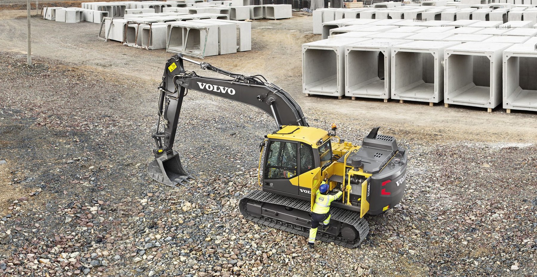 Excavator Volvo CE Crawler Excavator EC160E