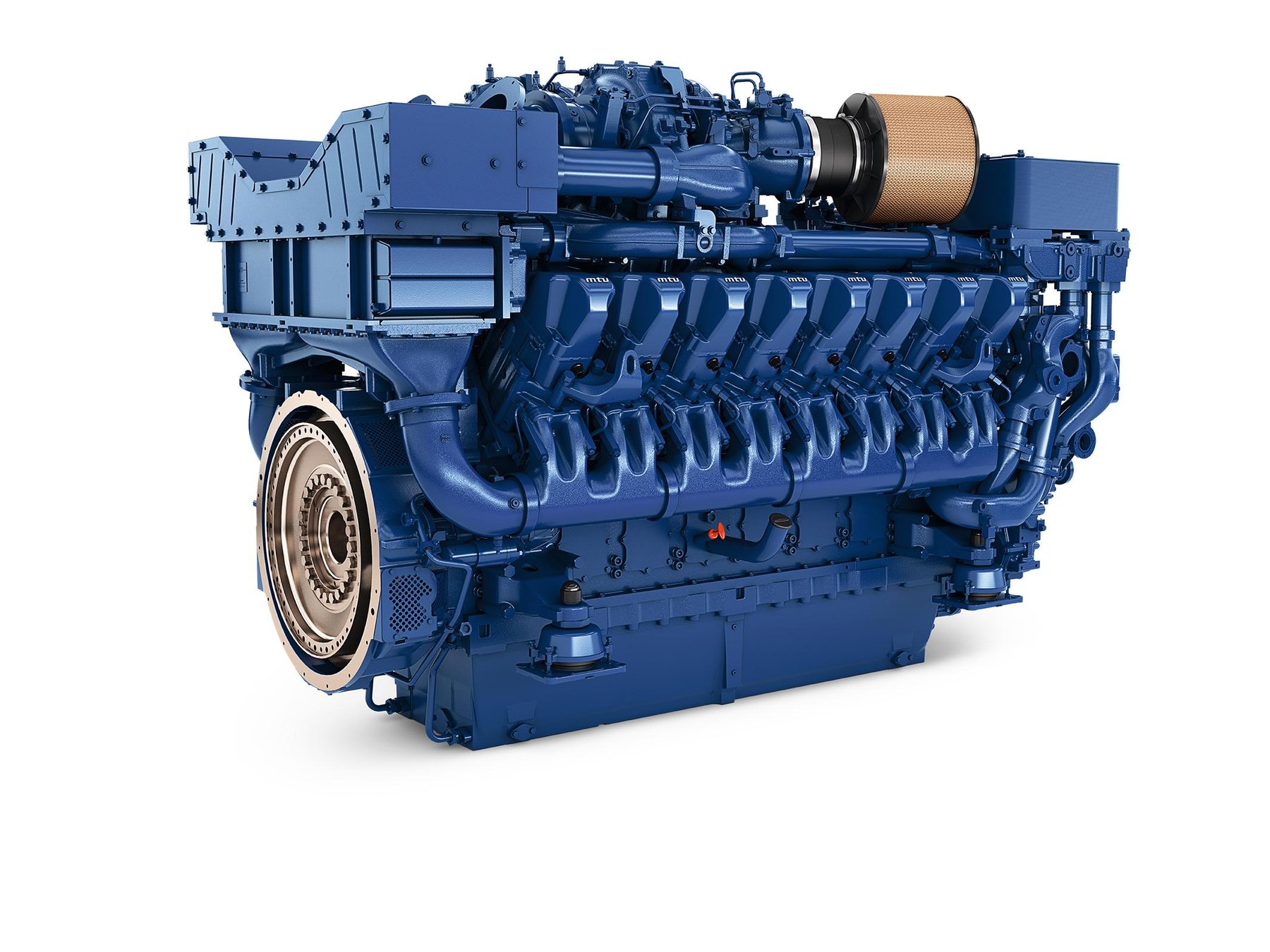 Diesel engine Rolls Royce Solutions 12V2000G84 3D