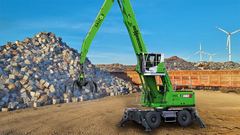 Sennebogen Material handler with high performance and low energy consumption