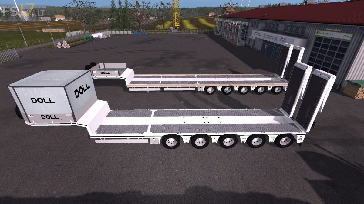 Lowboy & heavy haul trailers Doll T2E-S3FS21
