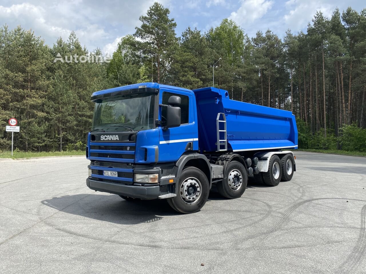 Truck Scania P 124 GB-8X4/194+256+135